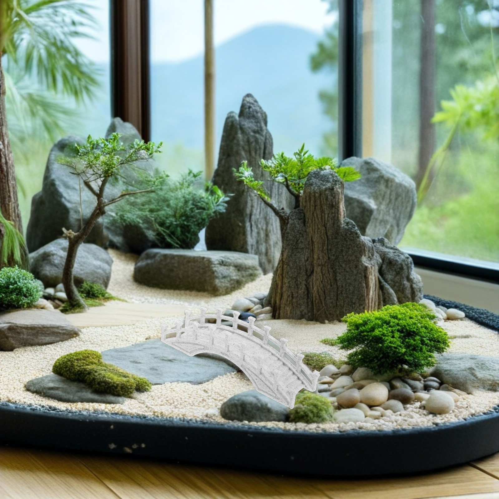 Miniature Arch Bridge Garden B - Aquarium Decor 评论和价格