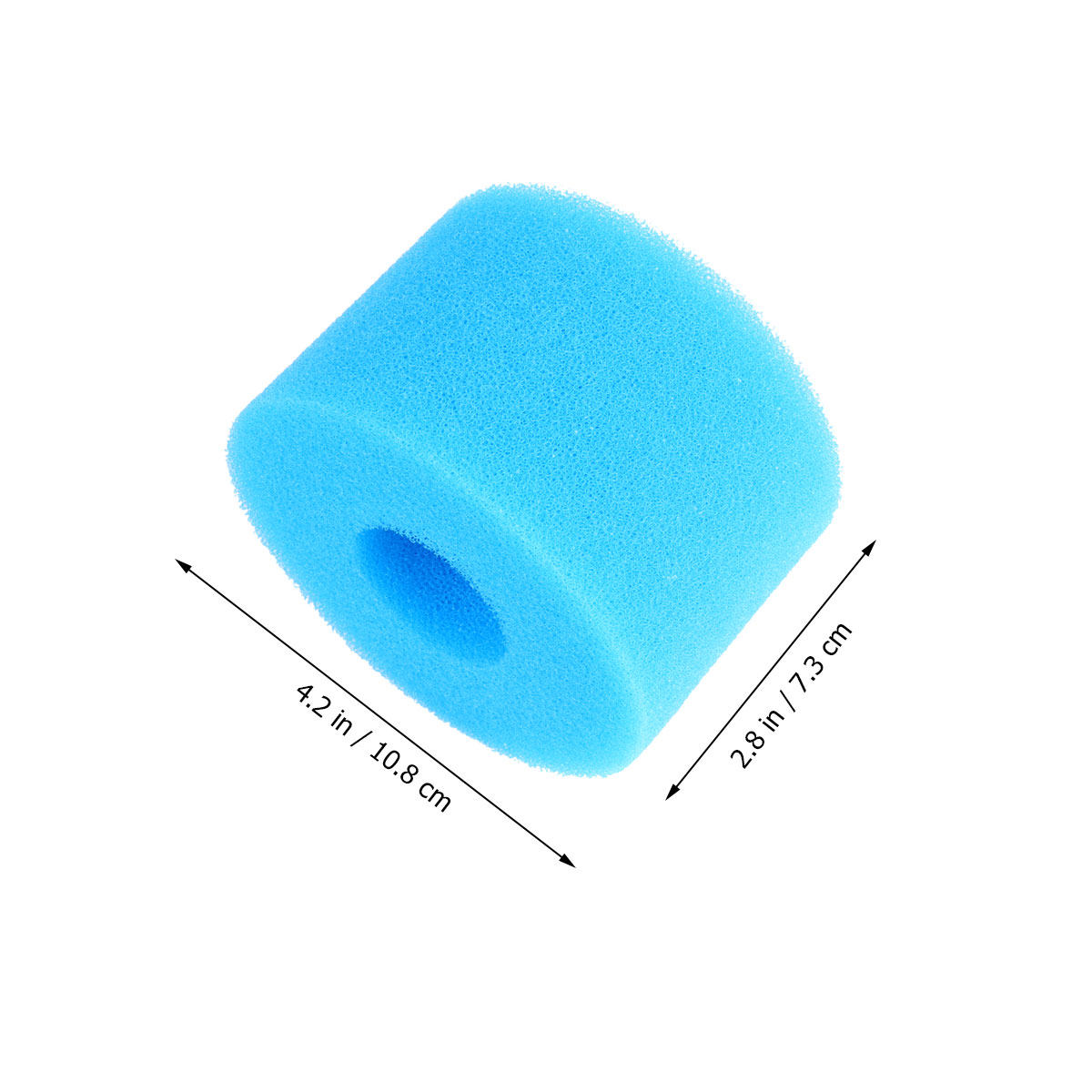 4Pcs Filter Sponge Cylinder Bl - Fish Tank Filter 评论和价格