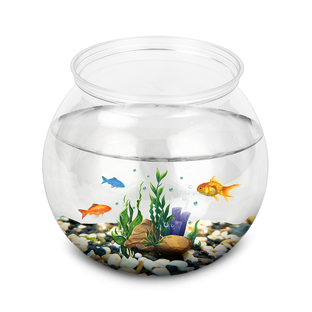 Fish Bowl Plastic L M S Sizes  - Aquarium Fish Betta 评论和价格