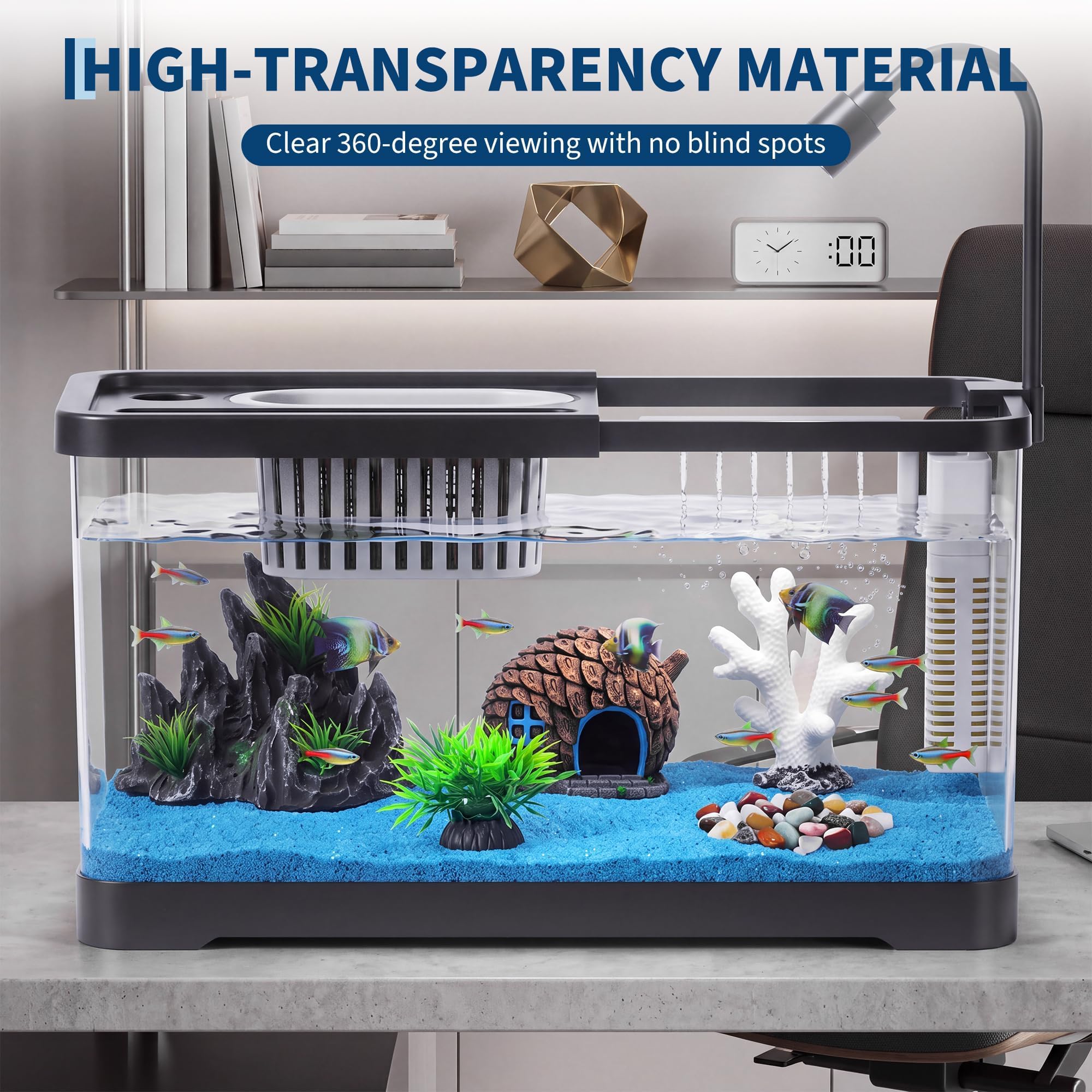Fish Tank Starter Kit With Fil - Aquarium Fish Betta 评论和价格