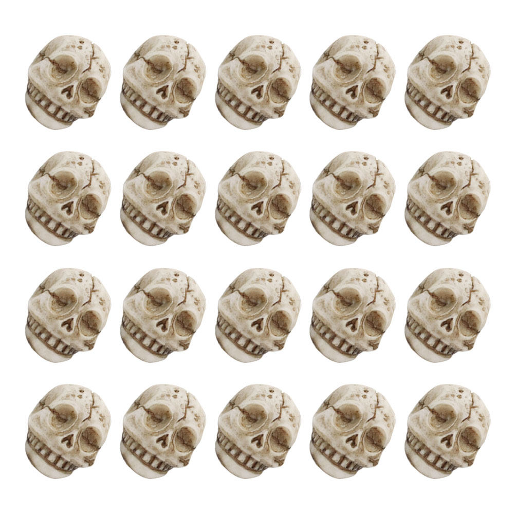 20Pcs Resin Skull Ornament Out - Aquarium Decor 评论和价格