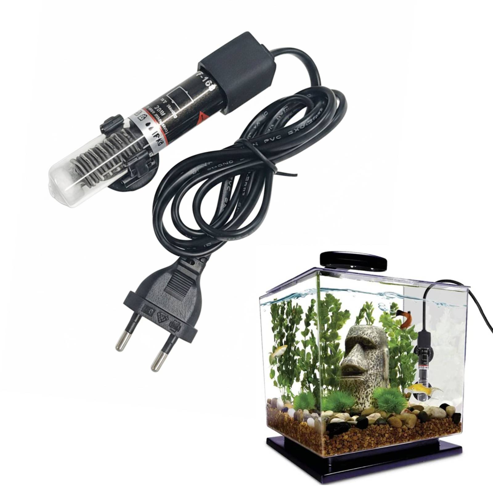 Mini Aquarium Heater Submersib - Fish Tank Heater 评论和价格