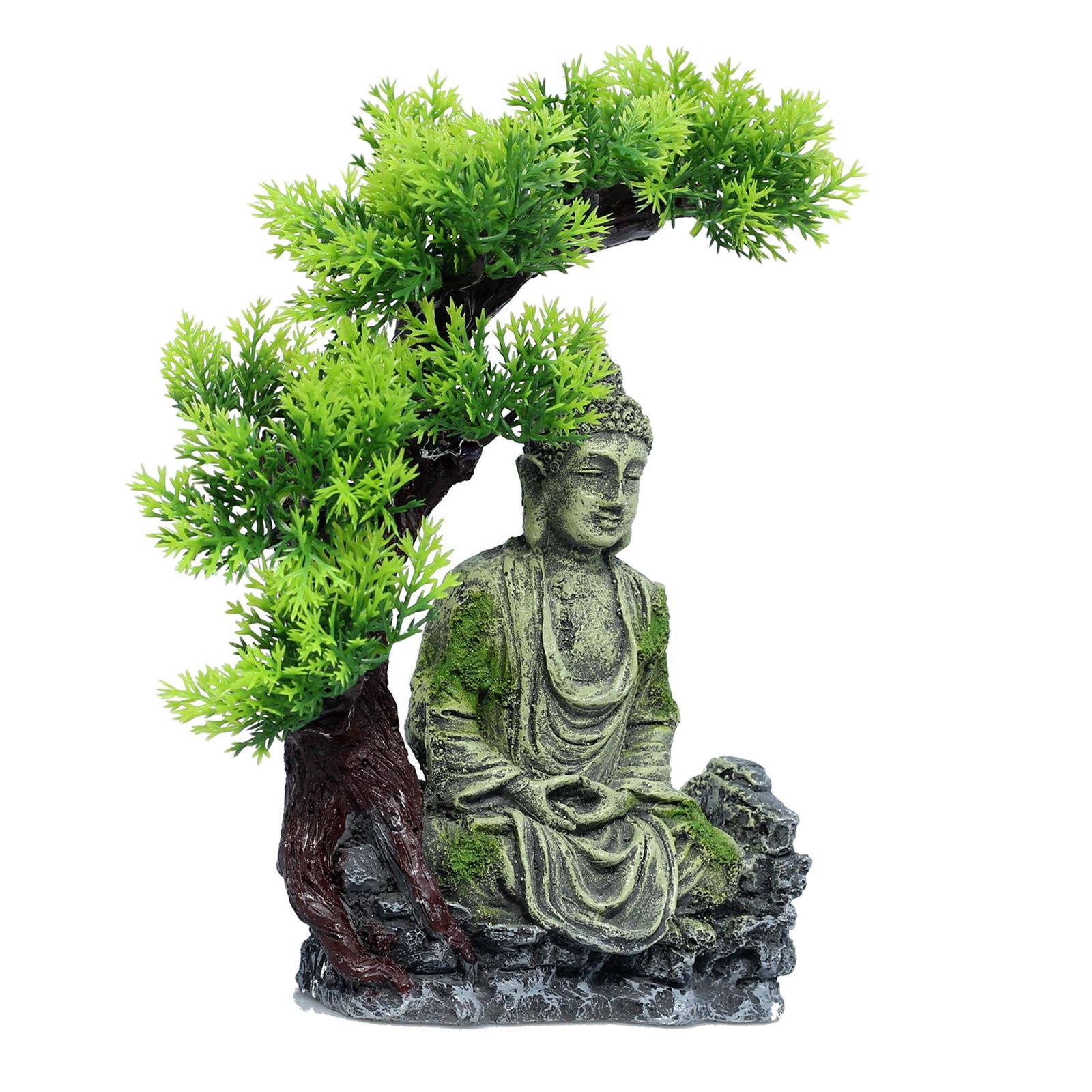 Buddha Statue Aquarium Decorat - Aquarium Fish Betta 评论和价格