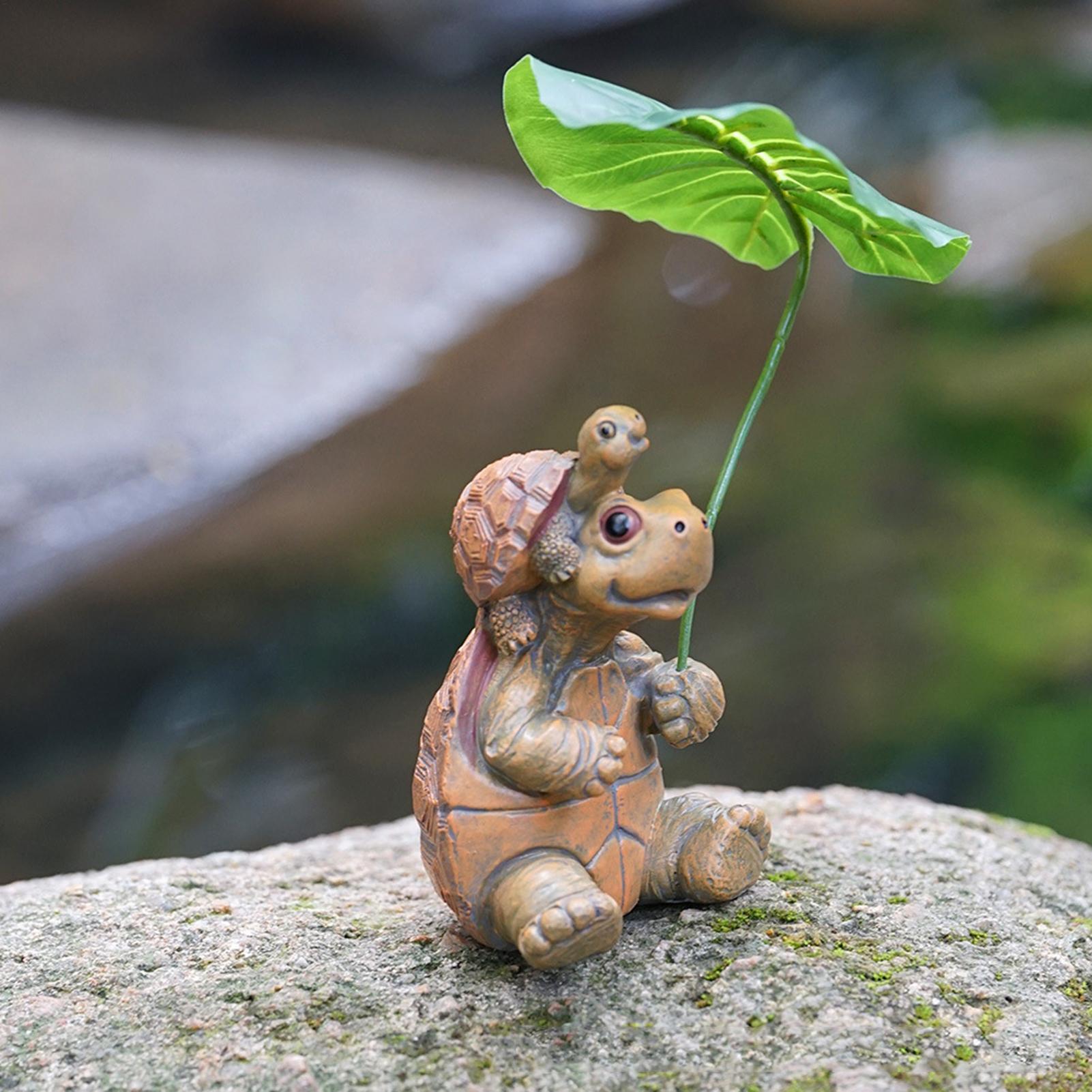 Turtle Figurine Fish Tank Deco - Fish Aquarium Home 评论和价格