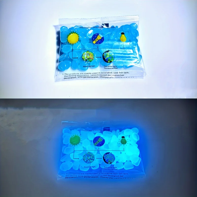 100pcs Resin Luminous Stones G - Aquarium Plants 评论和价格