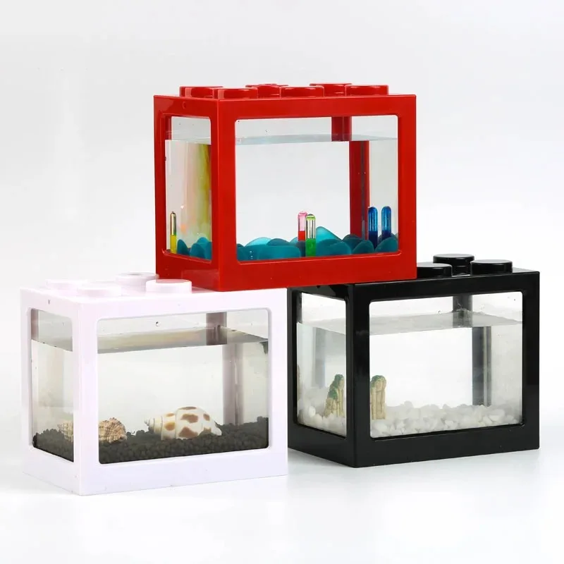 1L USB LED Desktop Mini Aquari - Betta Fish Tank 评论和价格